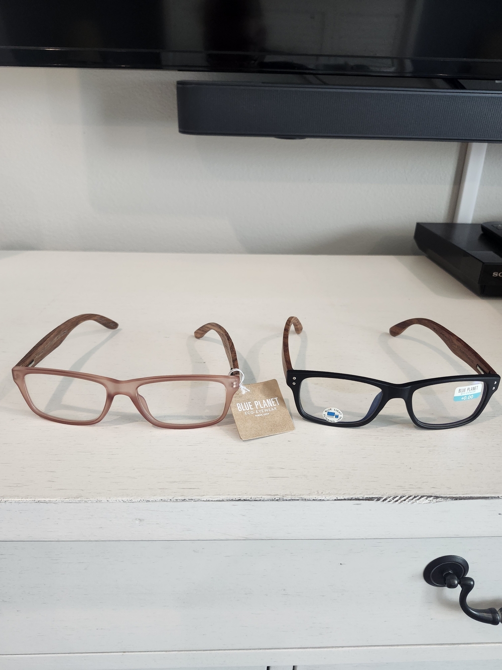 NWT Blu Planet Rectangular Blue Light Blocking Glasses - Two Pair